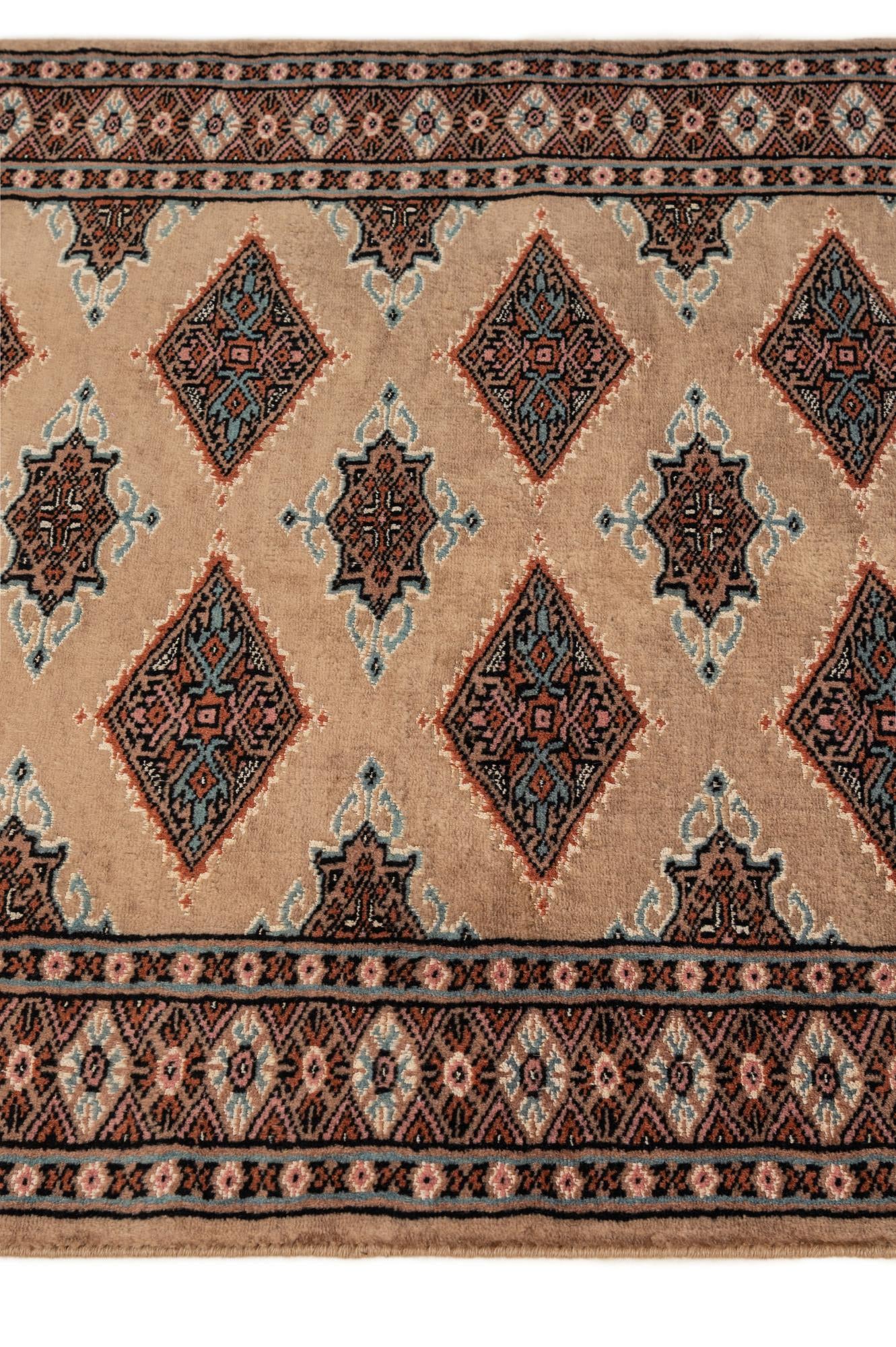2' 6 x 3' 10 Hand Knotted Bokhara Wool Rug