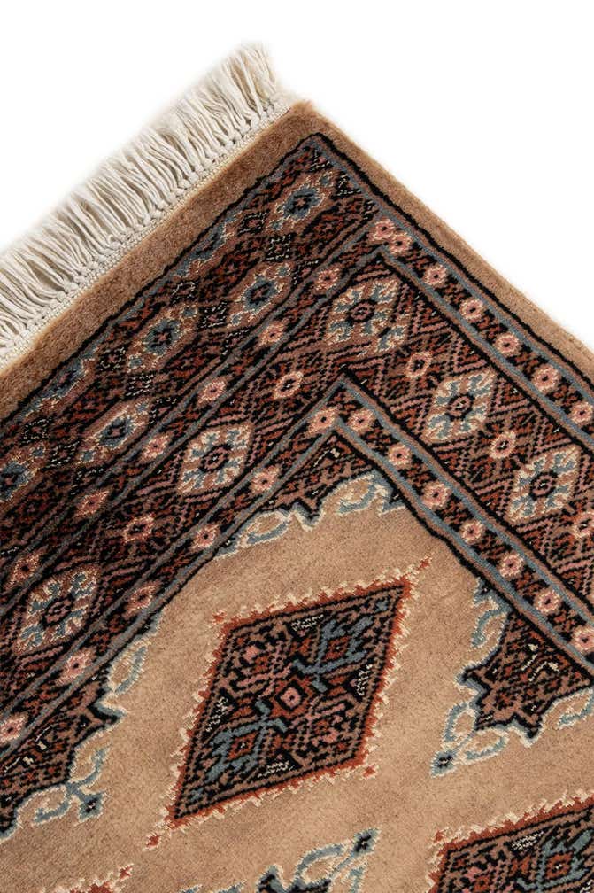 2' 6 x 3' 10 Hand Knotted Bokhara Wool Rug