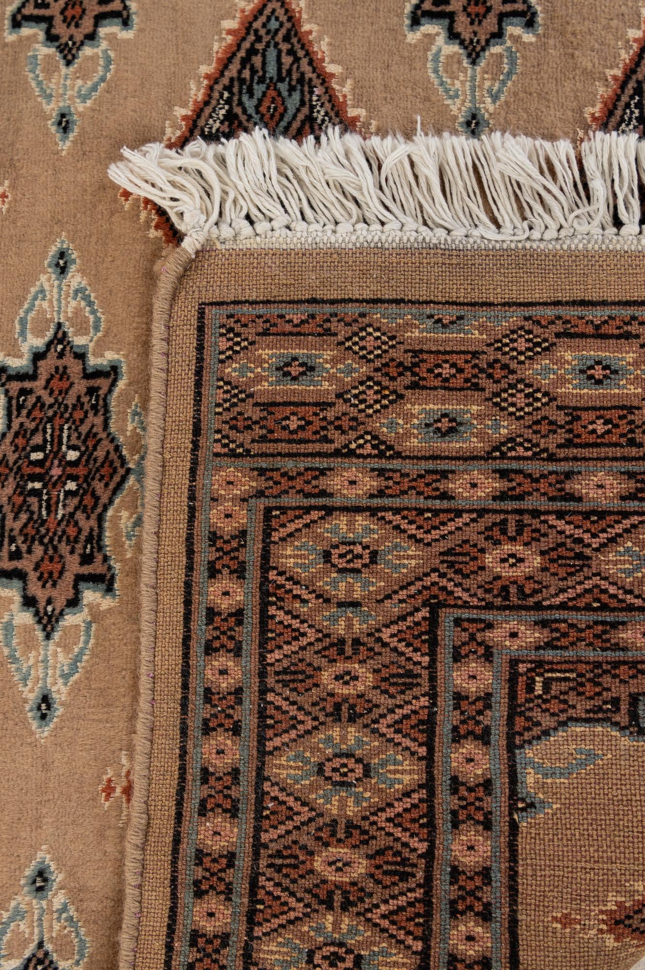 2' 6 x 3' 10 Hand Knotted Bokhara Wool Rug