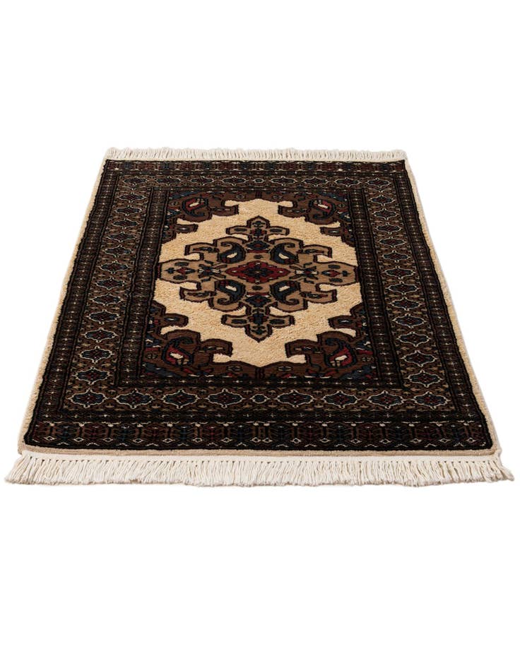 Detail image of 2' 6 x 4' 3 Hand Knotted Bokhara Rug