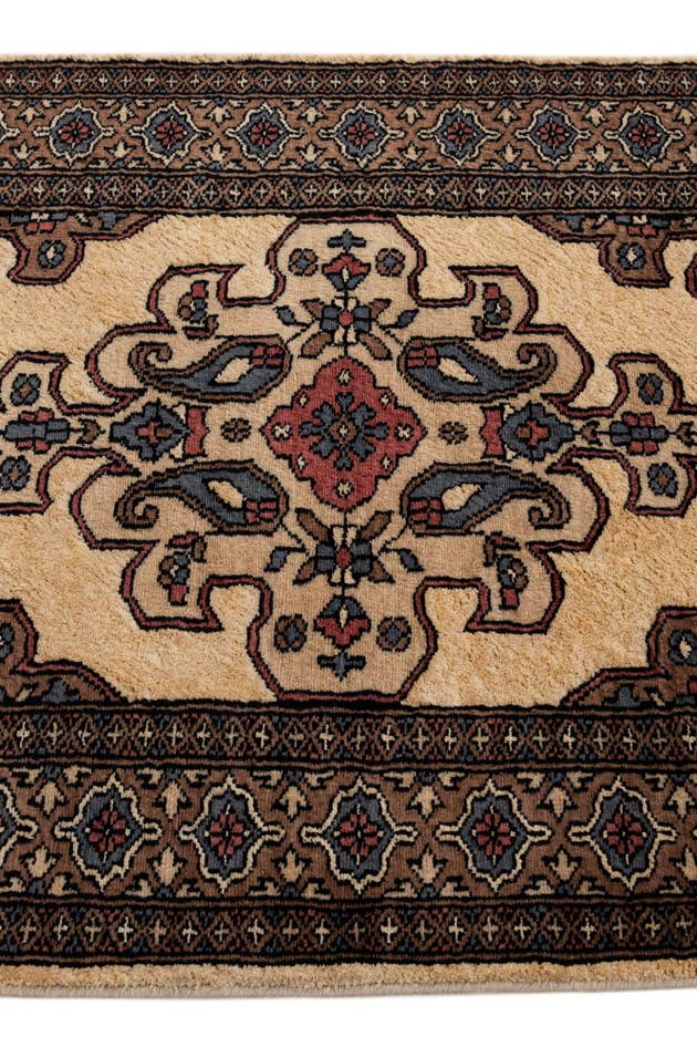 Detail image of 2' 6 x 4' 3 Hand Knotted Bokhara Rug