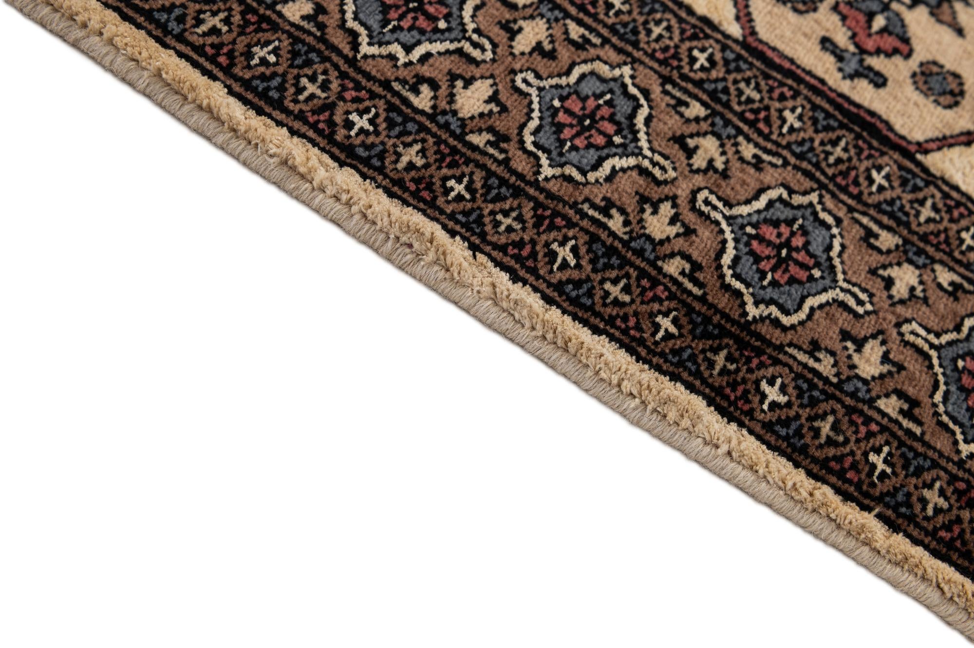 2' 6 x 4' 3 Hand Knotted Bokhara Rug