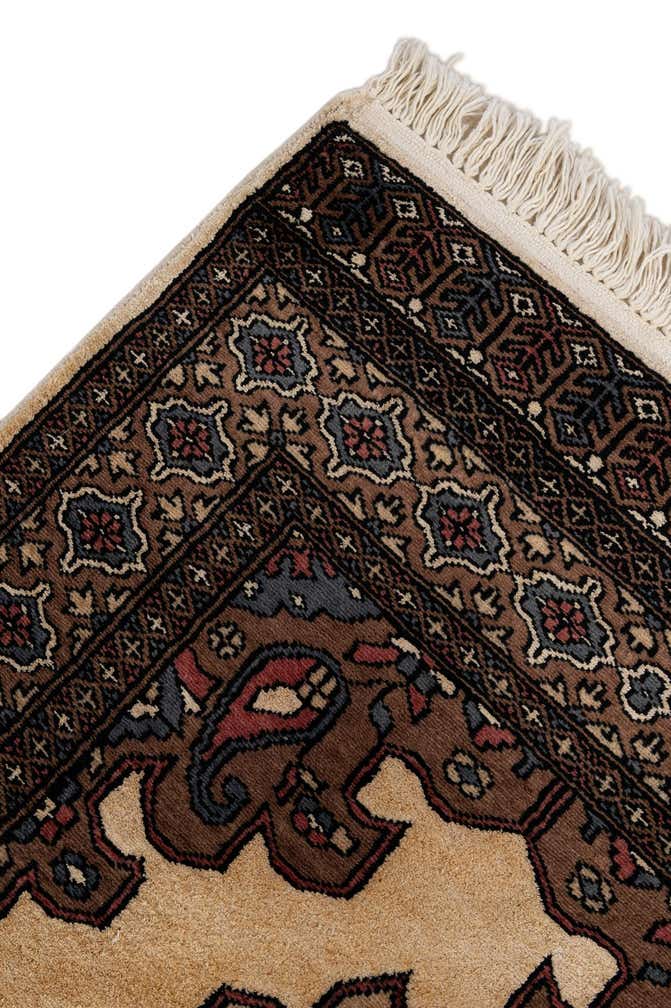 2' 6 x 4' 3 Hand Knotted Bokhara Rug