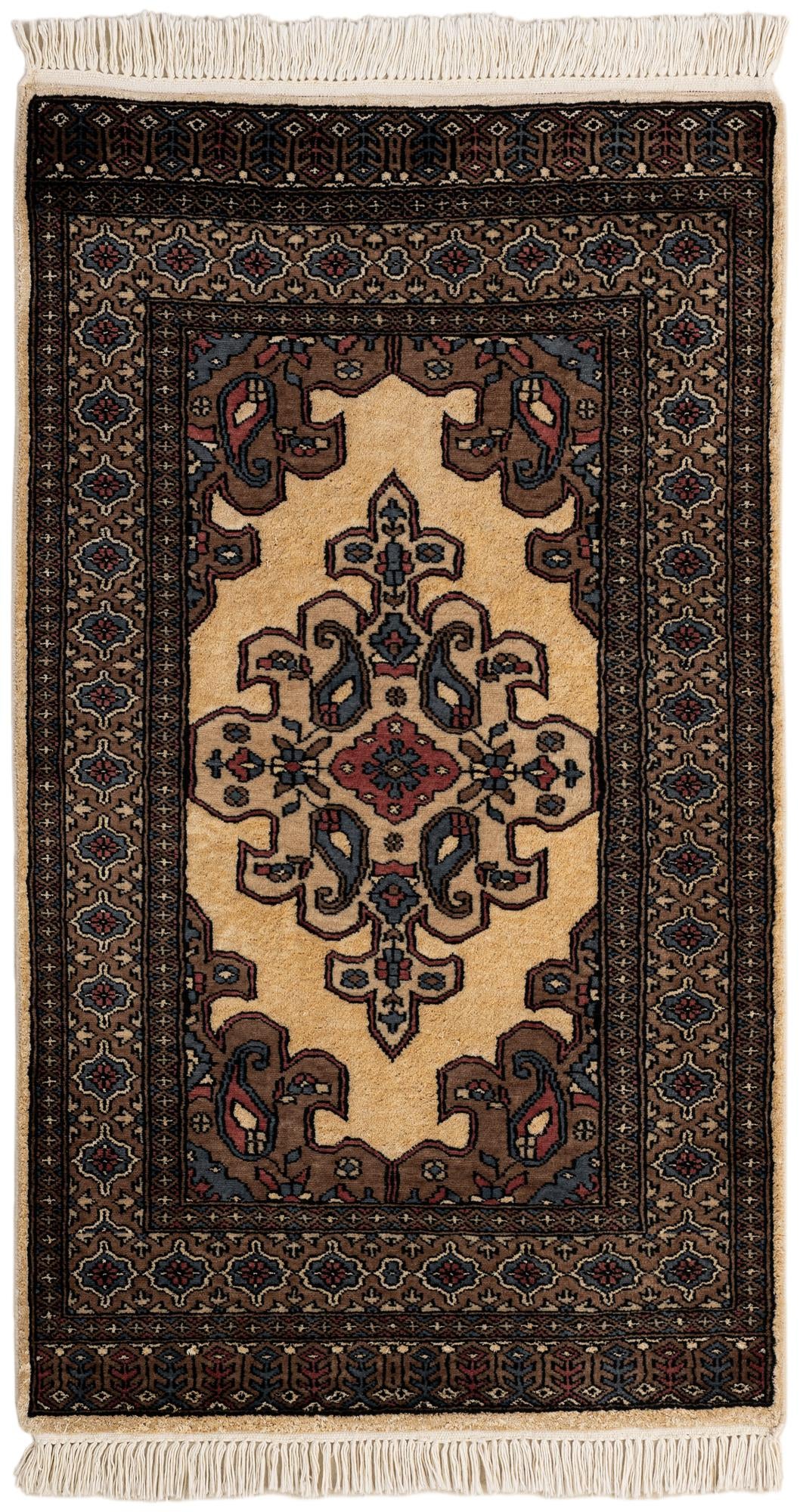 2' 6 x 4' 3  Hand Knotted Bokhara Rug
