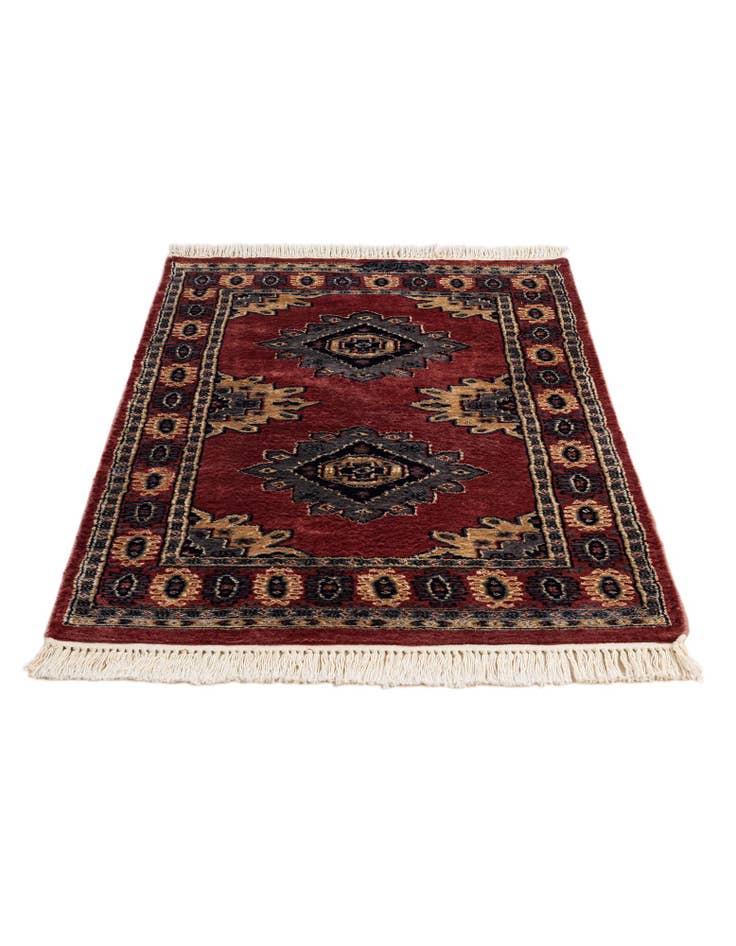 Detail image of 2' 7 x 4' 3  Hand Knotted Bokhara Rug