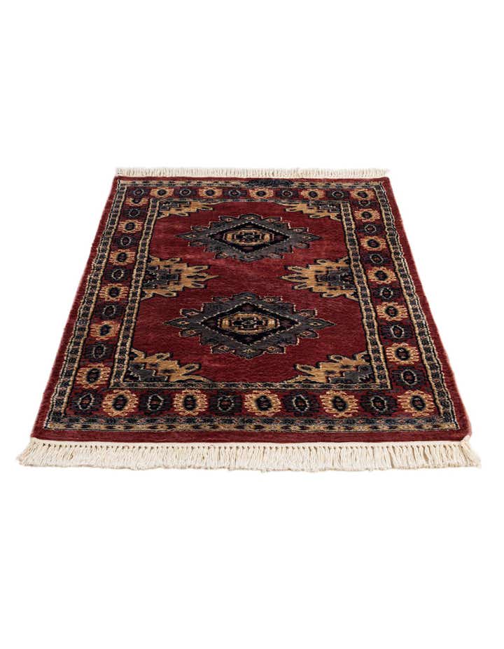 2' 7 x 4' 3 Hand Knotted Bokhara Rug