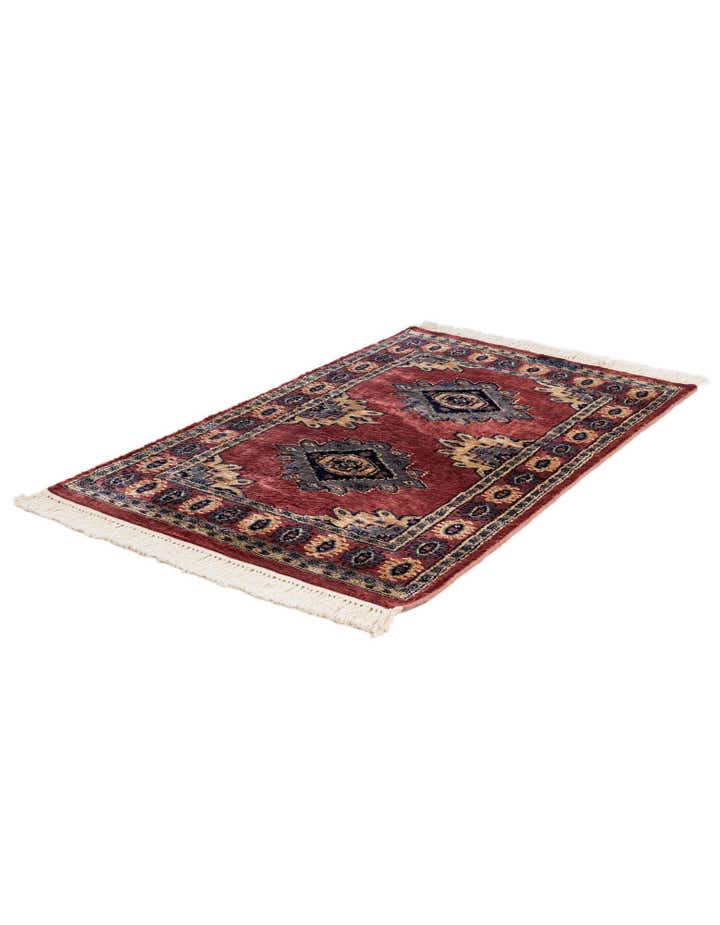 2' 7 x 4' 3 Hand Knotted Bokhara Rug