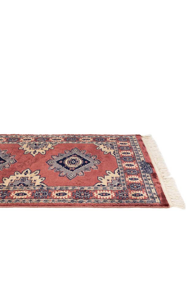 Detail image of 2' 7 x 4' 3 Hand Knotted Bokhara Rug