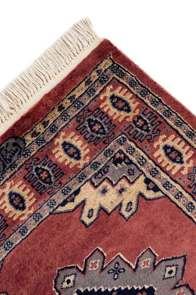 2' 7 x 4' 3 Hand Knotted Bokhara Rug