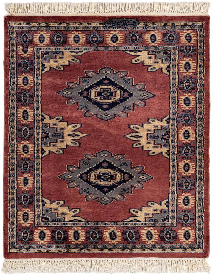 Detail image of 2' 7 x 4' 3 Hand Knotted Bokhara Rug