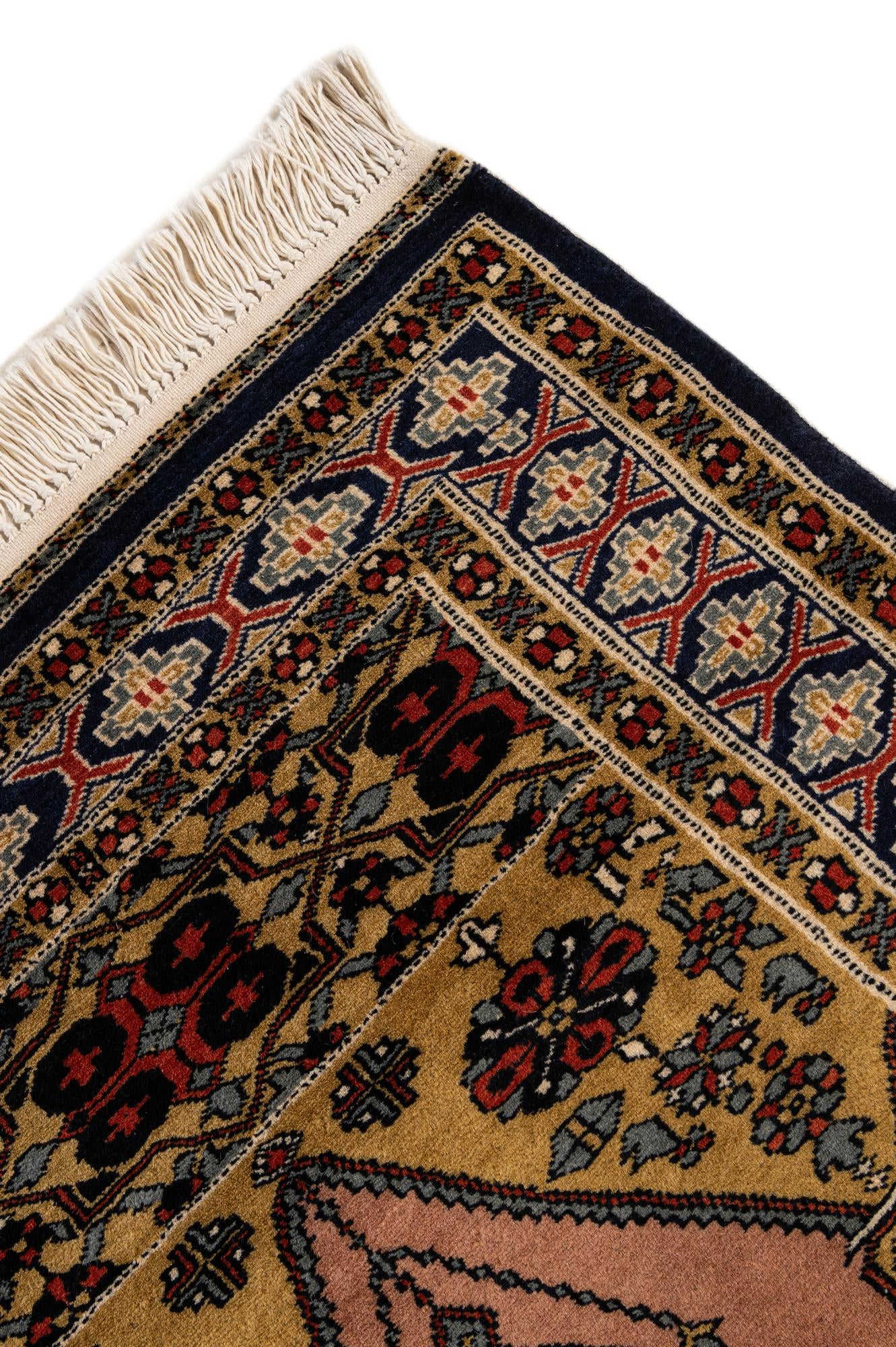 2' 8 x 4' 2 Hand Knotted Bokhara Wool Rug