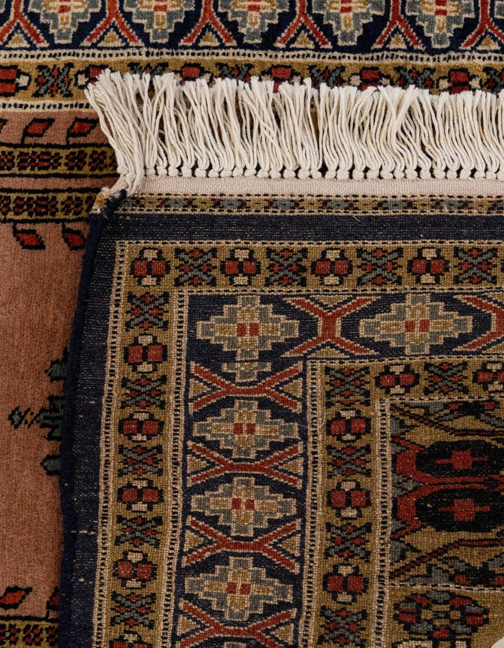 Detail image of 2' 8 x 4' 2  Hand Knotted Bokhara Wool Rug