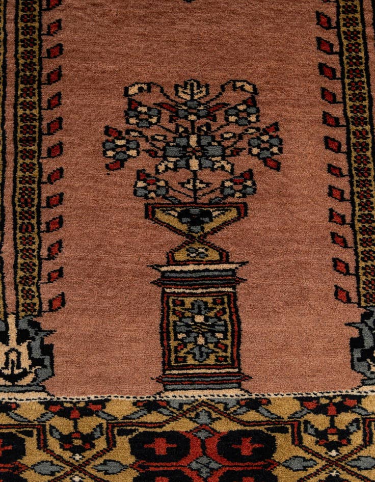 Detail image of 2' 8 x 4' 2  Hand Knotted Bokhara Wool Rug