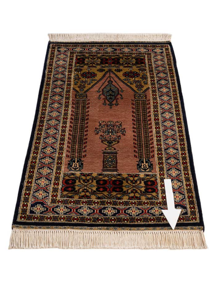 2' 8 x 4' 2 Hand Knotted Bokhara Wool Rug