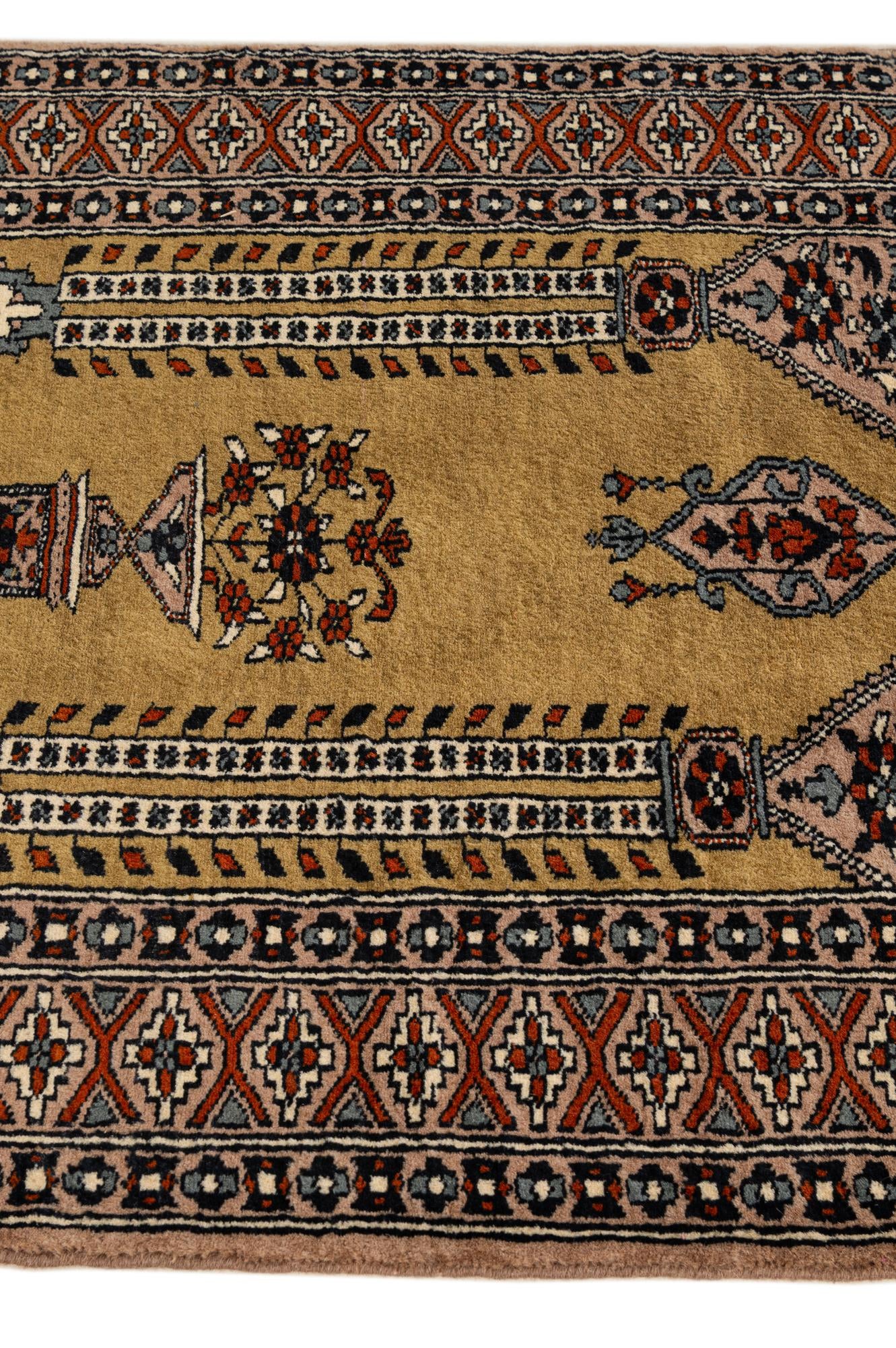 2' 8 x 3' 10 Hand Knotted Bokhara Wool Rug