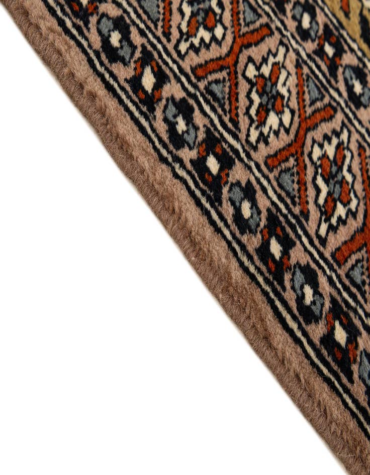 Detail image of 2' 8 x 3' 10  Hand Knotted Bokhara Wool Rug