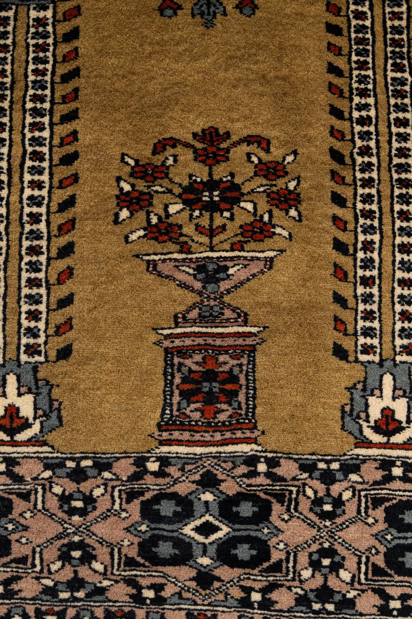 2' 8 x 3' 10 Hand Knotted Bokhara Wool Rug