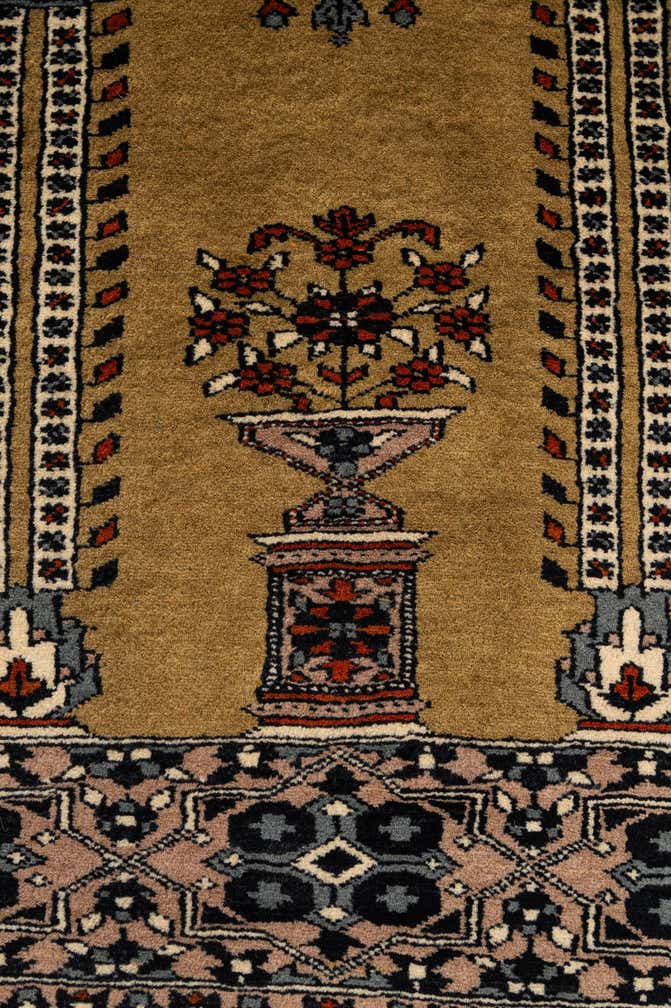 2' 8 x 3' 10 Hand Knotted Bokhara Wool Rug