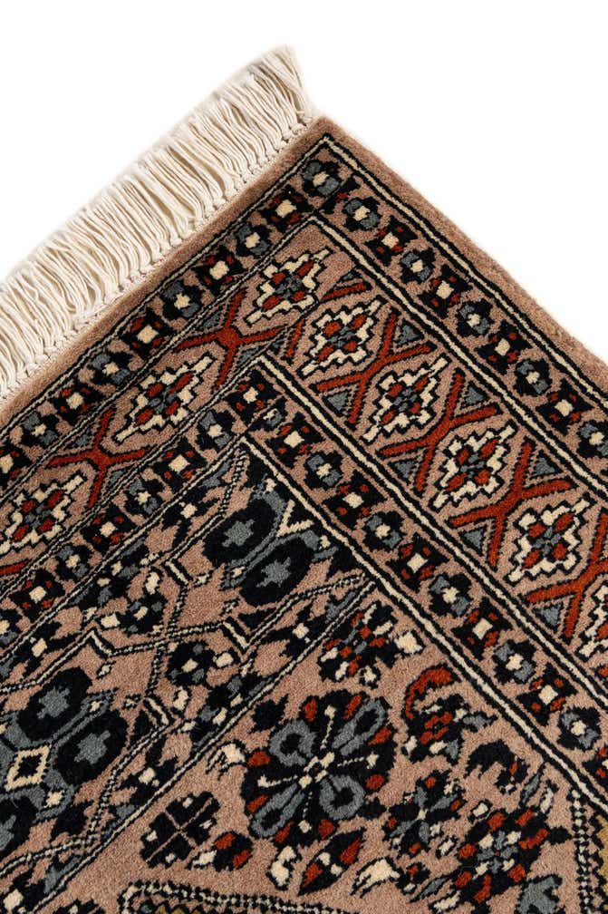 2' 8 x 3' 10 Hand Knotted Bokhara Wool Rug