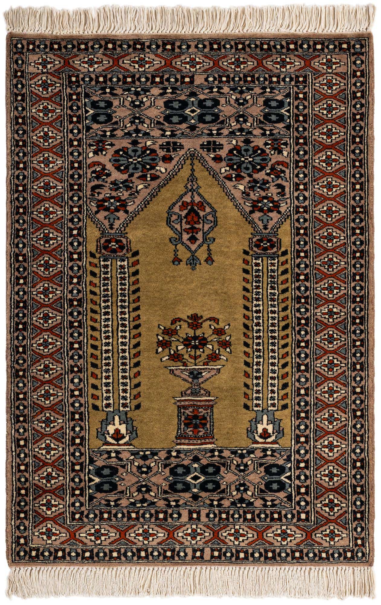 2' 8 x 3' 10 Hand Knotted Bokhara Wool Rug