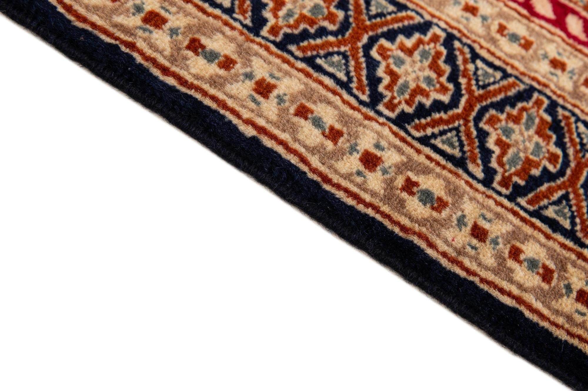 2' 6 x 4' 4 Hand Knotted Bokhara Wool Rug