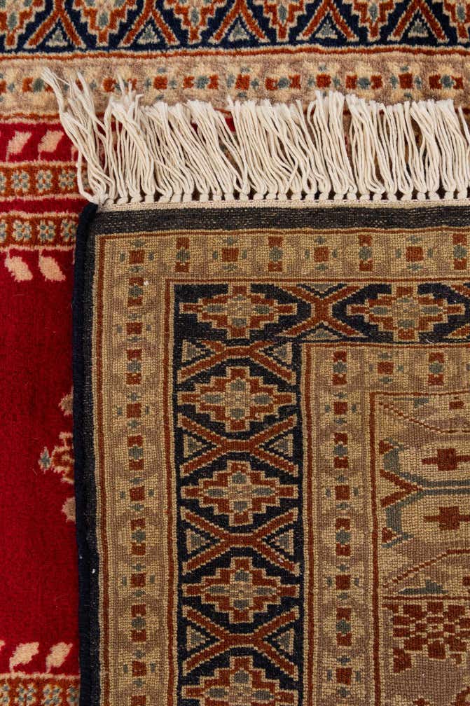 2' 6 x 4' 4 Hand Knotted Bokhara Wool Rug