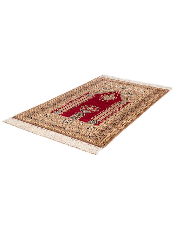 Detail image of 2' 7 x 4' 2 Hand Knotted Bokhara Wool Rug