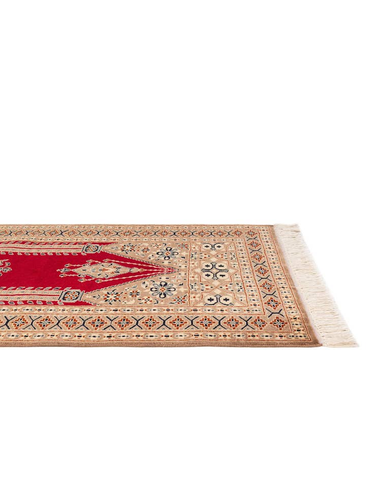 Detail image of 2' 7 x 4' 2  Hand Knotted Bokhara Wool Rug