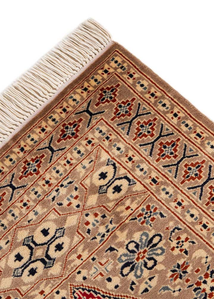 2' 7 x 4' 2 Hand Knotted Bokhara Wool Rug