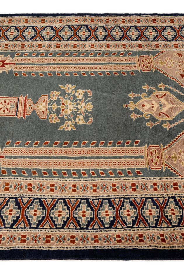 Detail image of 2' 9 x 4' 1 Hand Knotted Bokhara Wool Rug