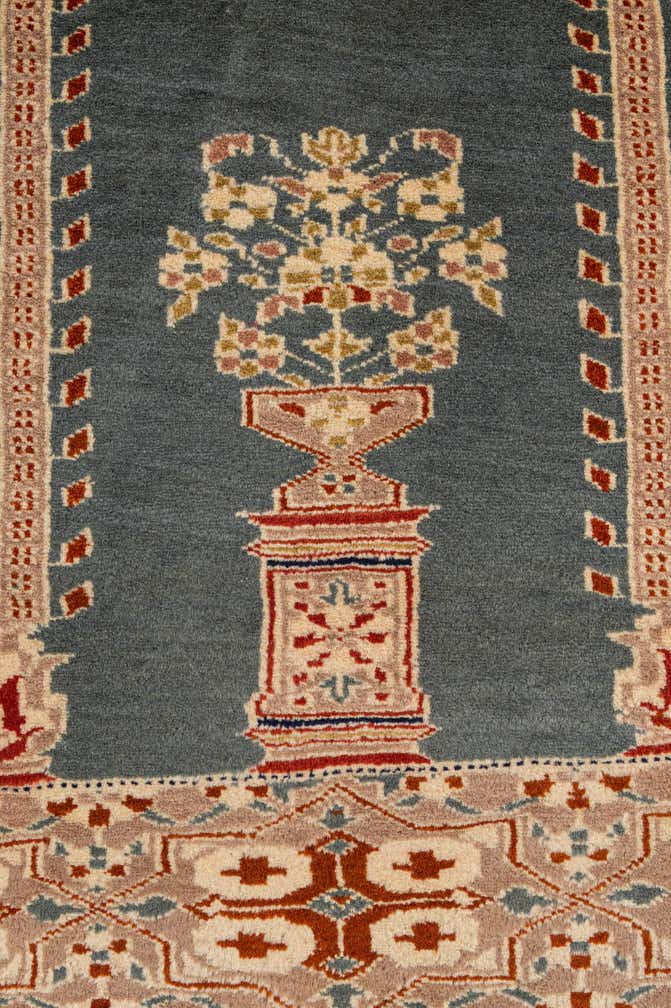 2' 9 x 4' 1 Hand Knotted Bokhara Wool Rug