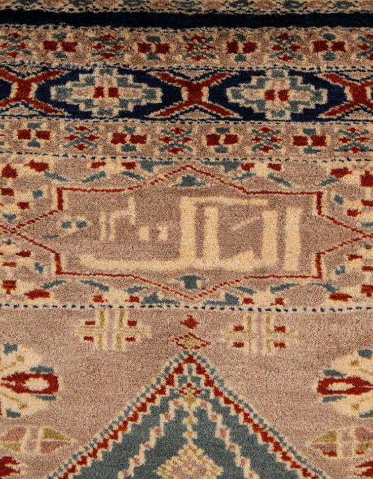 Detail image of 2' 9 x 4' 1  Hand Knotted Bokhara Wool Rug