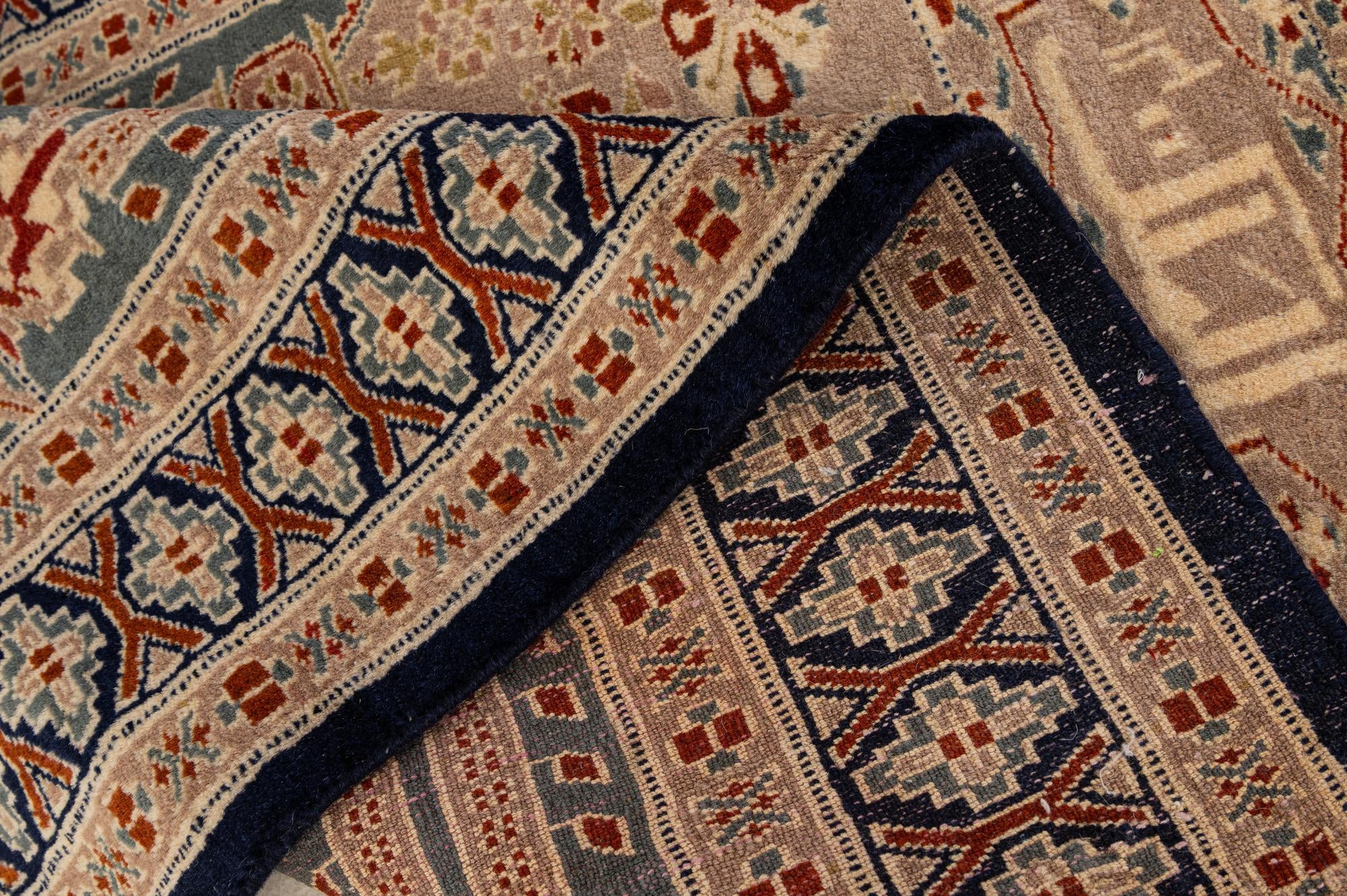 2' 9 x 4' 1 Hand Knotted Bokhara Wool Rug