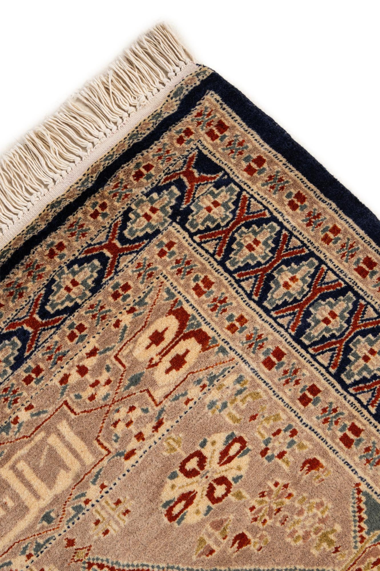 2' 9 x 4' 1 Hand Knotted Bokhara Wool Rug