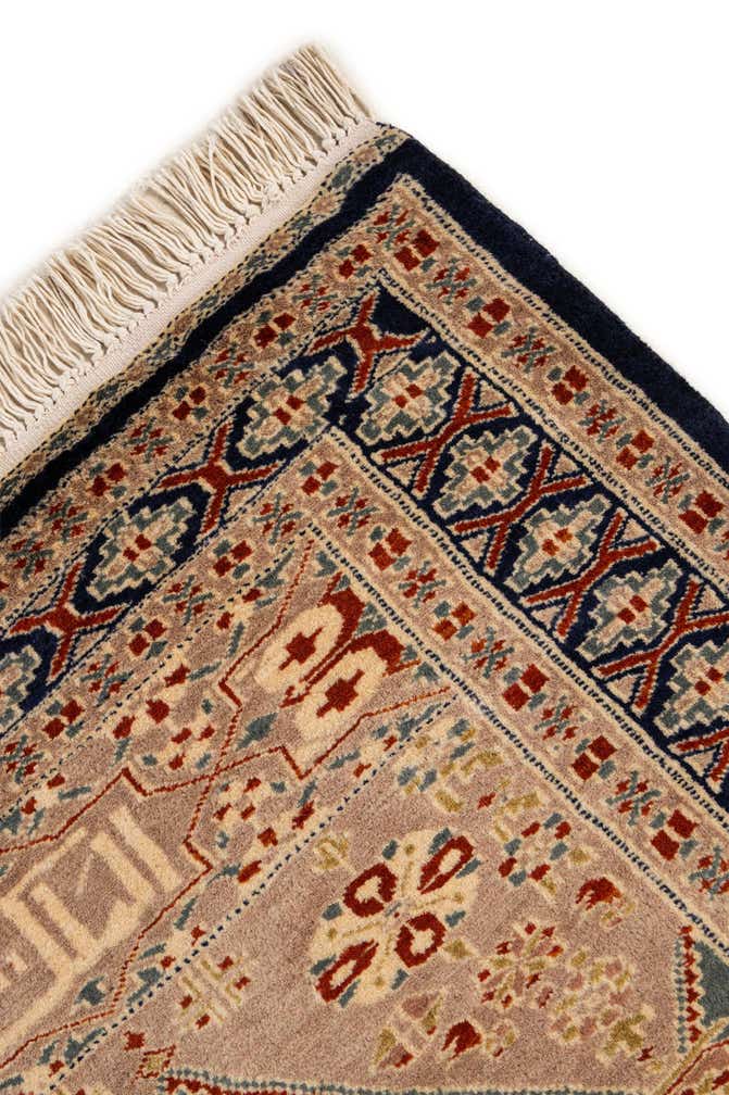 2' 9 x 4' 1 Hand Knotted Bokhara Wool Rug