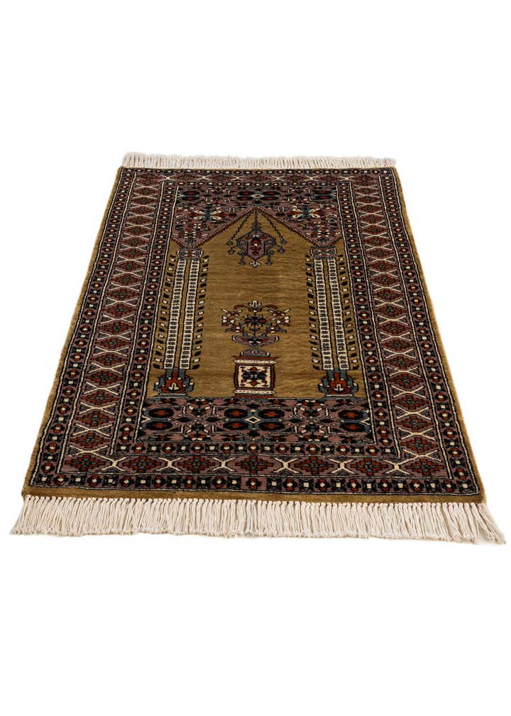 2' 7 x 4' 3 Hand Knotted Bokhara Wool Rug