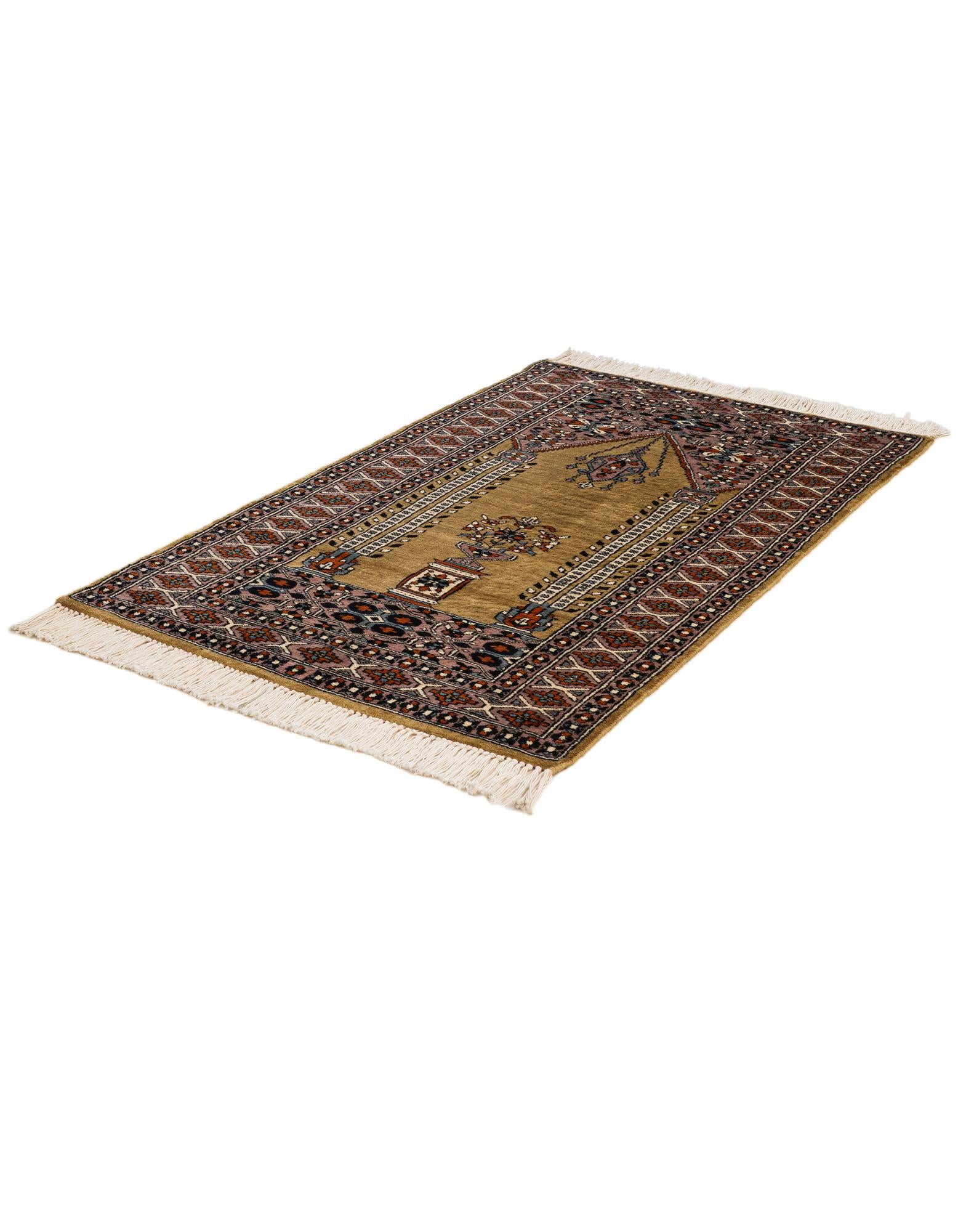 2' 7 x 4' 3 Hand Knotted Bokhara Wool Rug