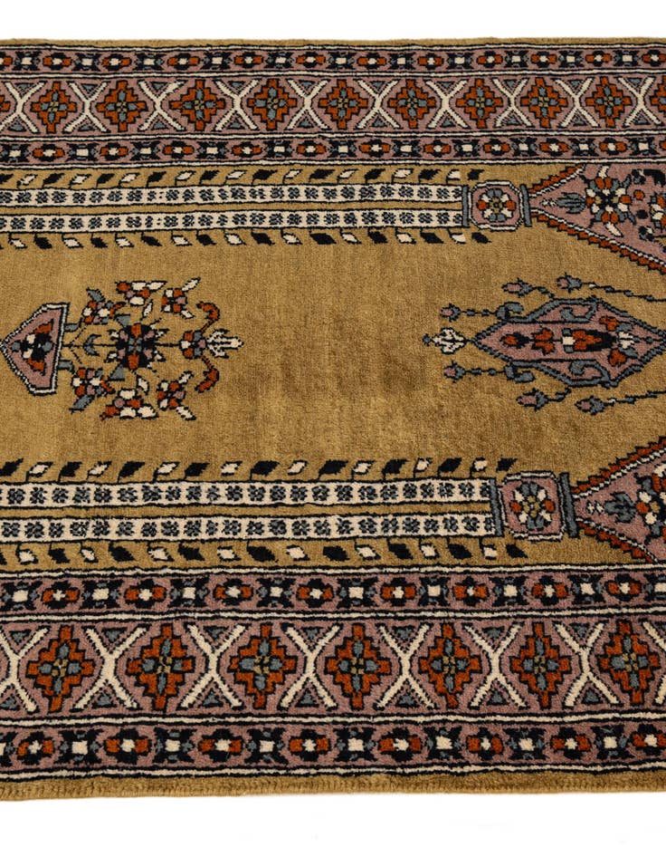 Detail image of 2' 7 x 4' 3 Hand Knotted Bokhara Wool Rug