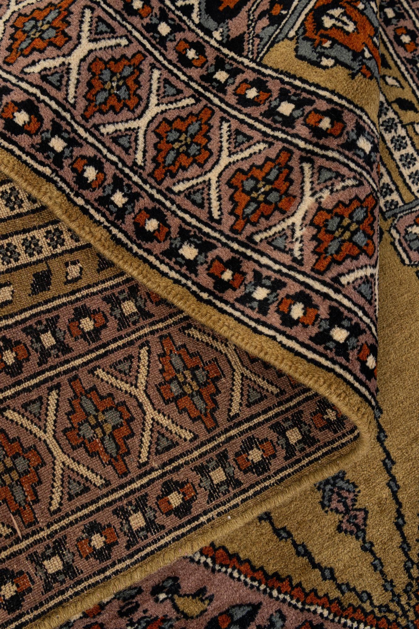 2' 7 x 4' 3 Hand Knotted Bokhara Wool Rug