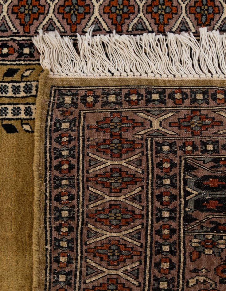 Detail image of 2' 7 x 4' 3  Hand Knotted Bokhara Wool Rug