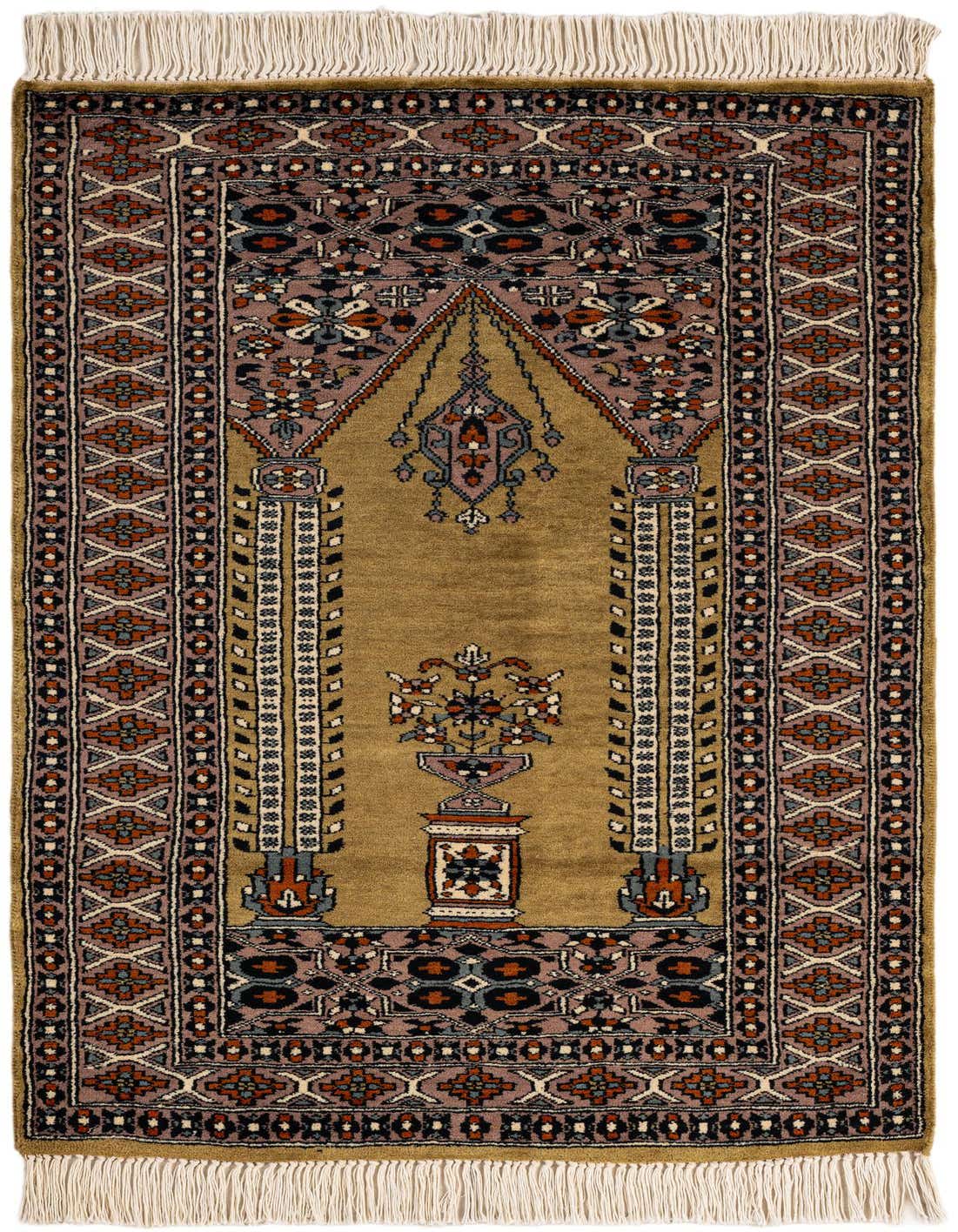 2' 7 x 4' 3 Hand Knotted Bokhara Wool Rug