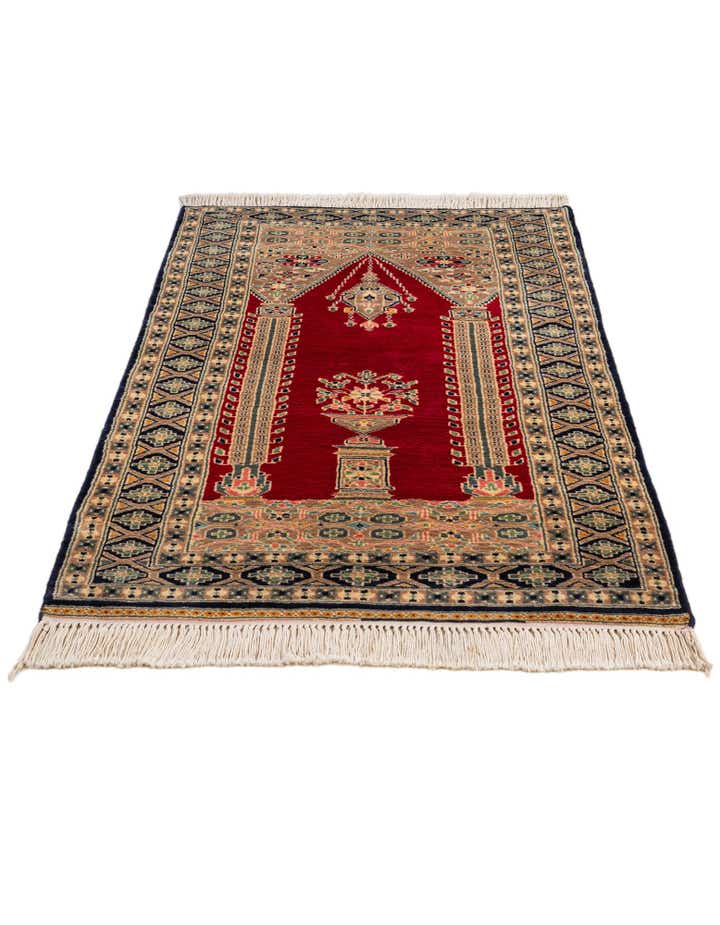 2' 8 x 4' 4 Hand Knotted Bokhara Wool Rug