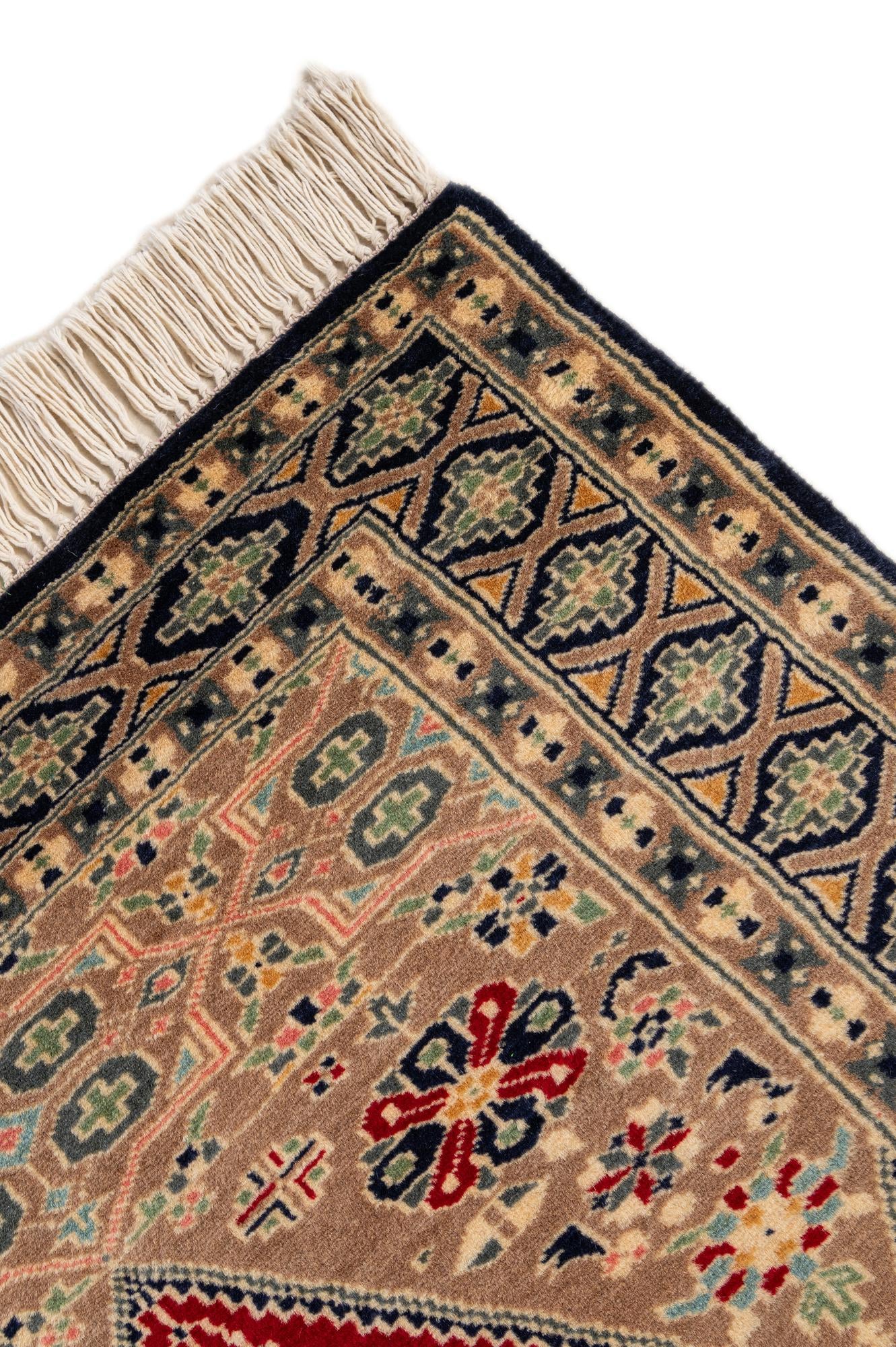 2' 8 x 4' 4 Hand Knotted Bokhara Wool Rug