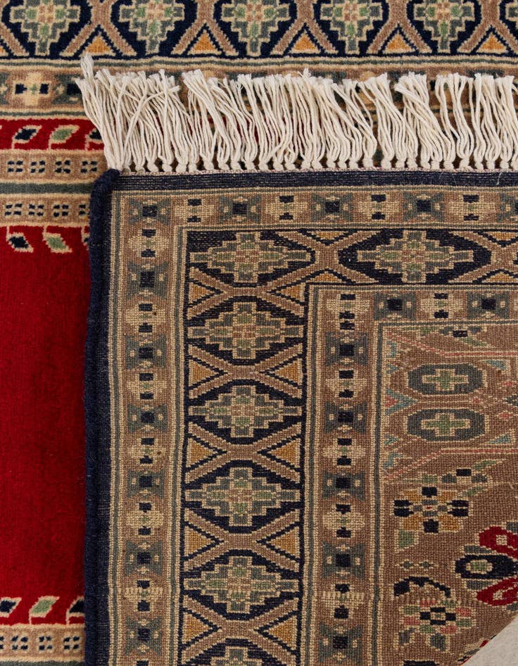 Detail image of 2' 8 x 4' 4  Hand Knotted Bokhara Wool Rug
