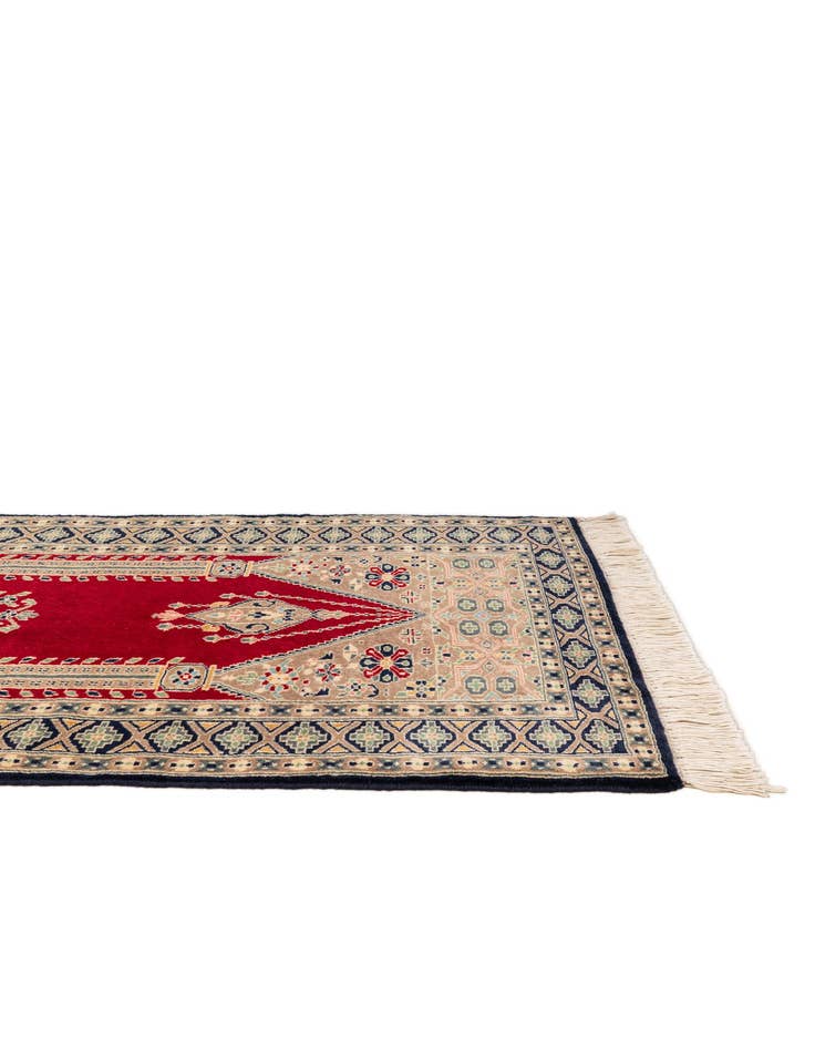 Detail image of 2' 8 x 4' 4  Hand Knotted Bokhara Wool Rug