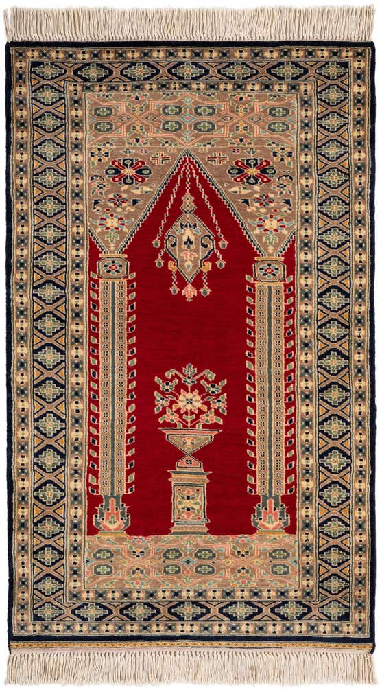 2' 8 x 4' 4 Hand Knotted Bokhara Wool Rug