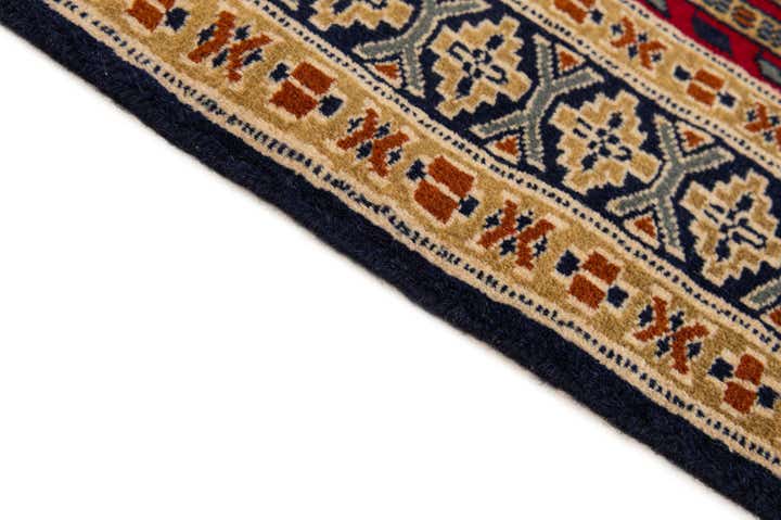 2' 7 x 4' 2 Hand Knotted Bokhara Wool Rug