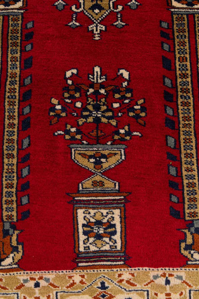 2' 7 x 4' 2 Hand Knotted Bokhara Wool Rug