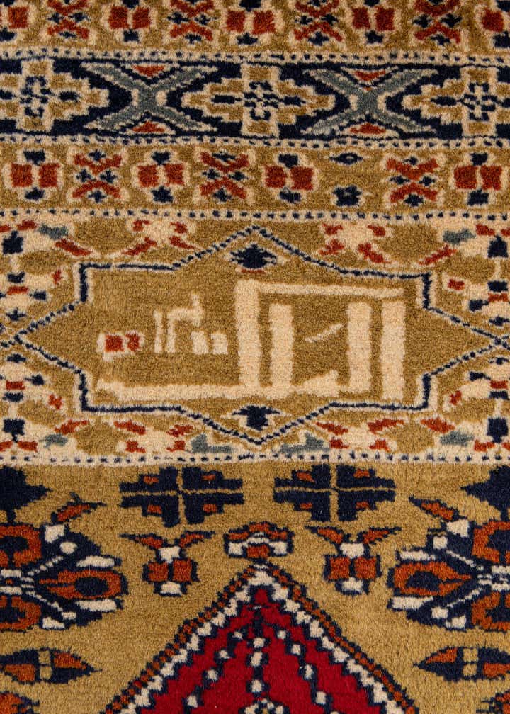 2' 7 x 4' 2 Hand Knotted Bokhara Wool Rug