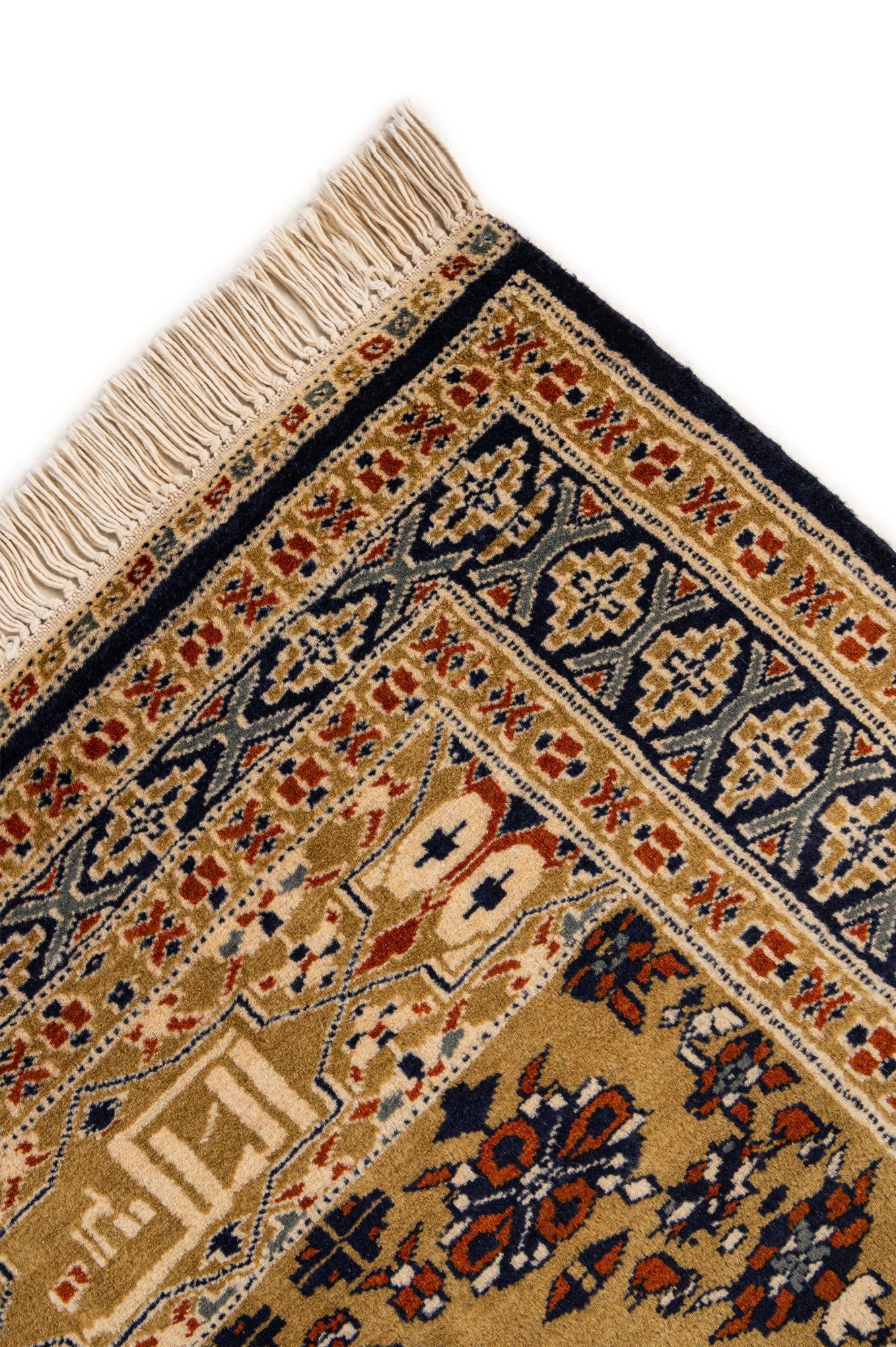 2' 7 x 4' 2 Hand Knotted Bokhara Wool Rug